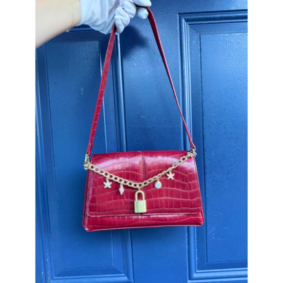 Repurposed Louis Vuitton authentic Padlock Bag Charm Chain Purse Accessory - Picture 4 of 7